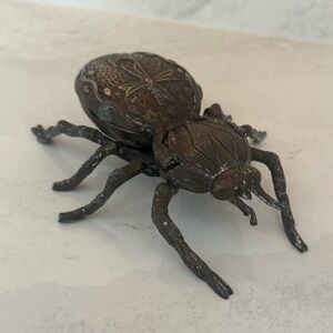 Vintage Italian Brass Spider Ashtray Trinket